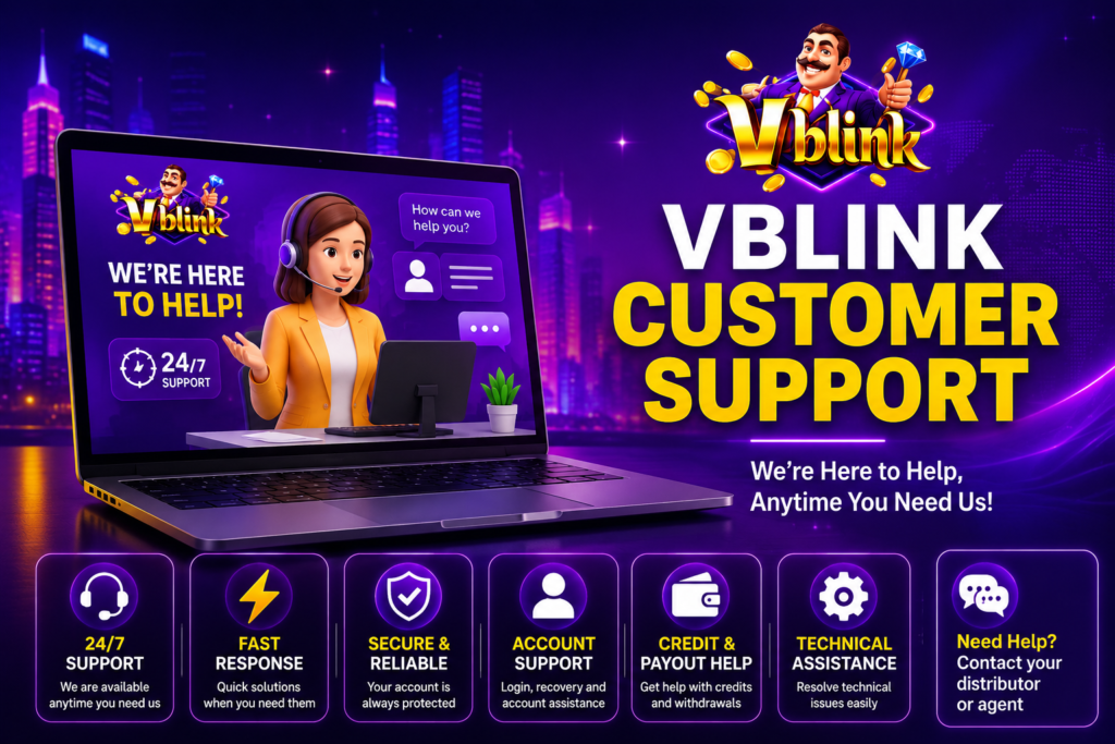Vblink Customer support